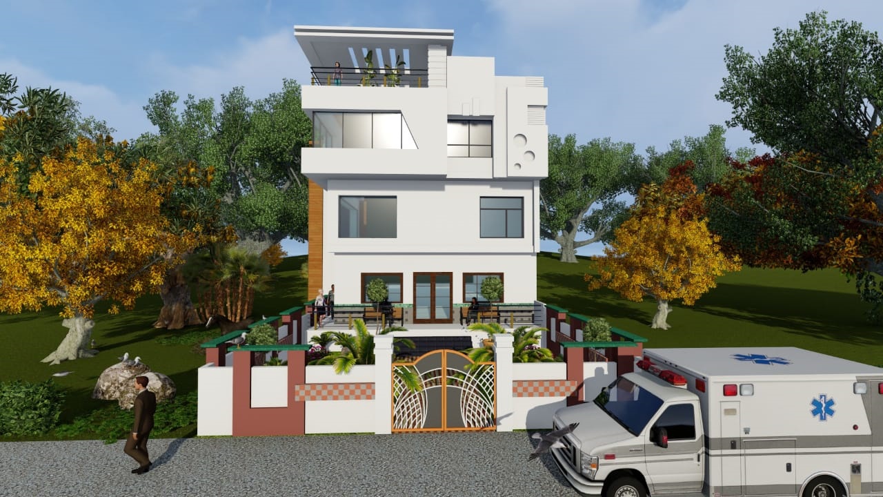 Building Architecture Design im Motihari Bihar By Er. Sami Nawaz