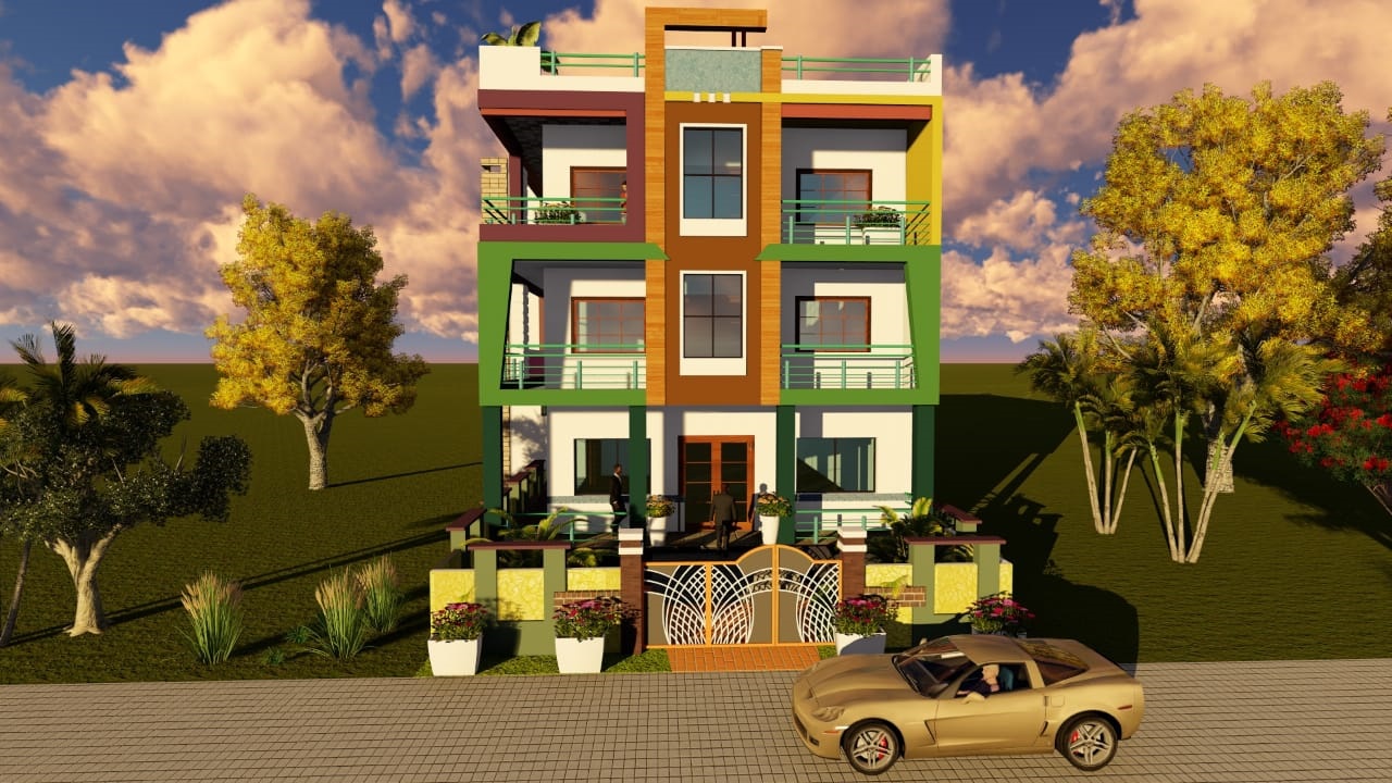 Building Architectural Design in Bettiah Bihar By Er. Sami Nawaz